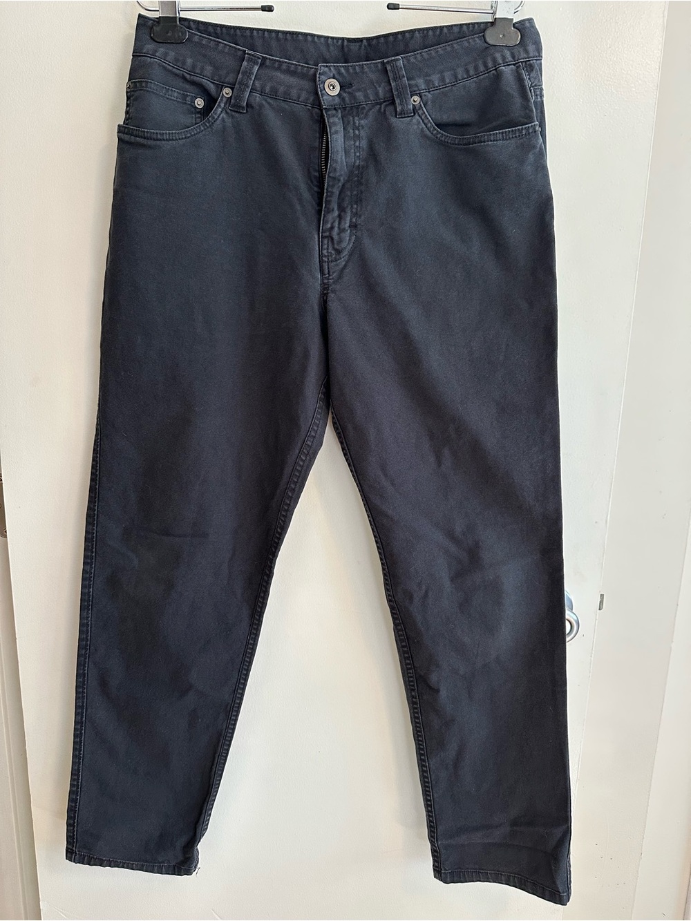 prAna Standard Tapered Straight Leg Cotton Jeans Waist 32/30 black